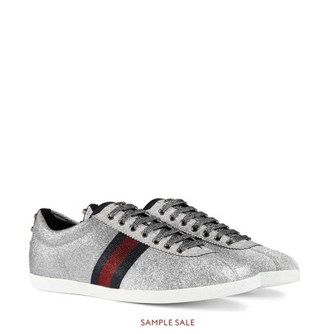 mens gucci glitter shoes|gucci glitter sneakers.